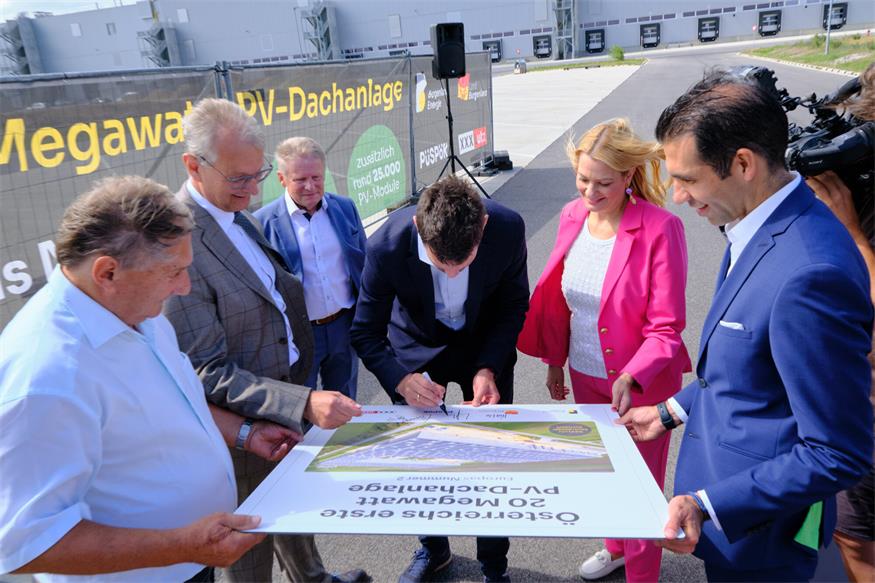 Zurndorf: XXXLutz präsentiert Europas zweitgrößte Dach-PV-Anlage
