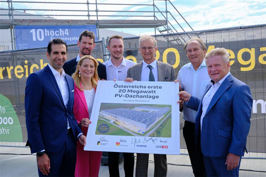 Zurndorf: XXXLutz präsentiert Europas zweitgrößte Dach-PV-Anlage