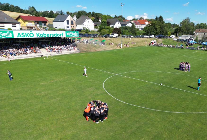 ASKÖ Waldquelle Kobersdorf: Tolle Kulisse, Sonnenschein und viele Tore