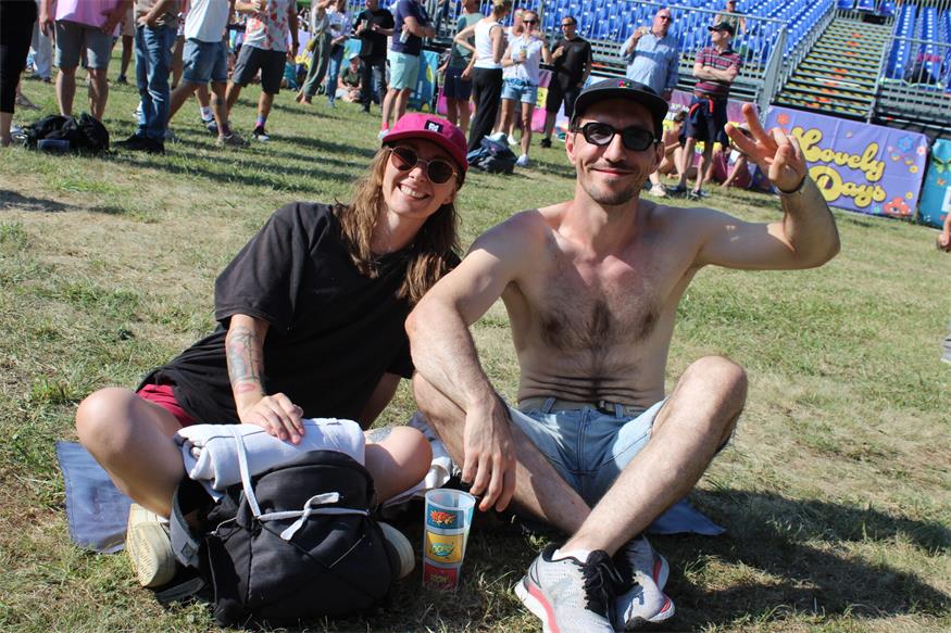 Perfekter Festivalstart im Schlosspark: Butterfly dance!