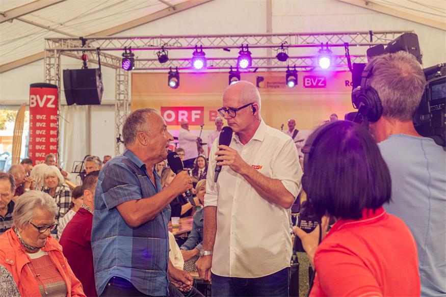 ORF Sommerfest machte Halt in Podersdorf