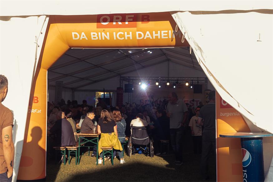 ORF Sommerfest machte Halt in Podersdorf