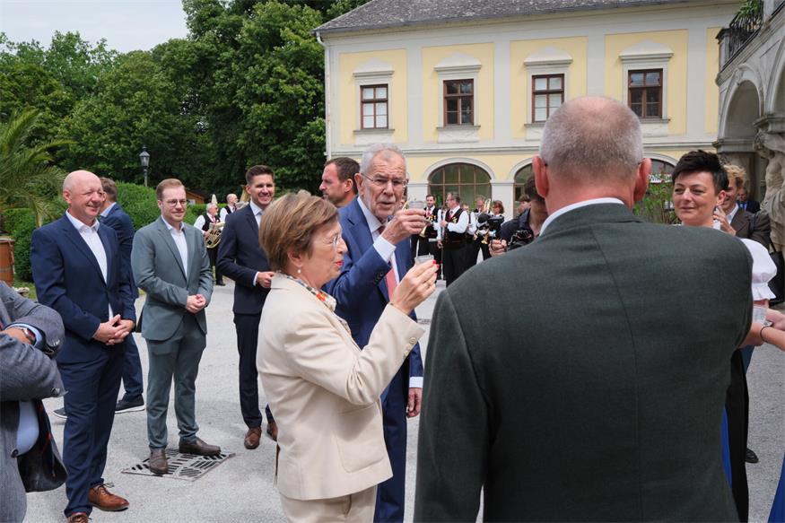 Größte Marillengemeinde Österreichs: Van der Bellen besuchte Kittsee