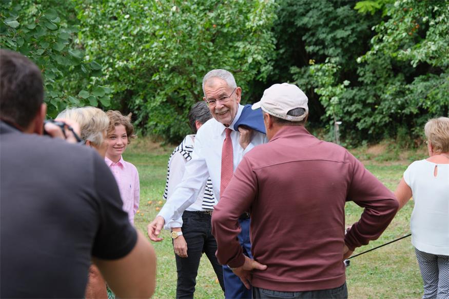 Größte Marillengemeinde Österreichs: Van der Bellen besuchte Kittsee