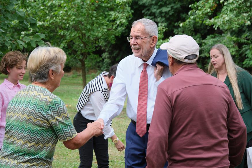 Größte Marillengemeinde Österreichs: Van der Bellen besuchte Kittsee