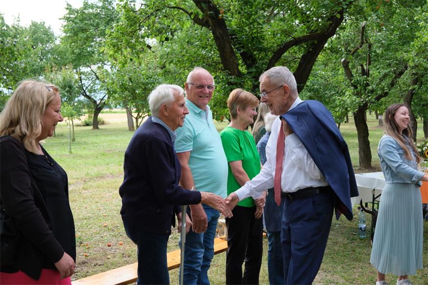 Größte Marillengemeinde Österreichs: Van der Bellen besuchte Kittsee