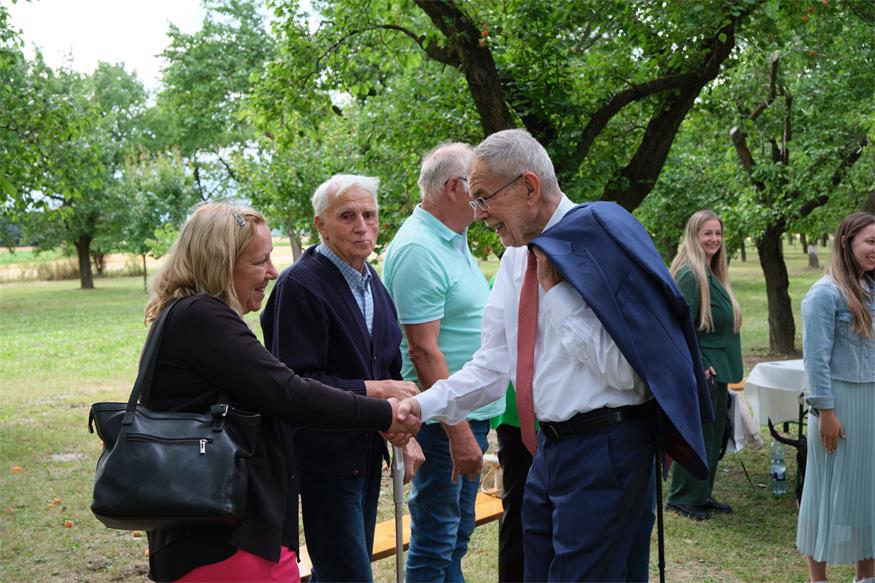 Größte Marillengemeinde Österreichs: Van der Bellen besuchte Kittsee