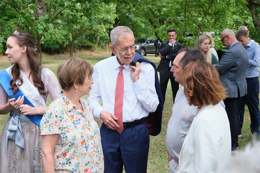 Größte Marillengemeinde Österreichs: Van der Bellen besuchte Kittsee