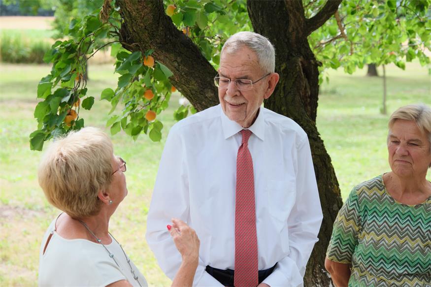 Größte Marillengemeinde Österreichs: Van der Bellen besuchte Kittsee