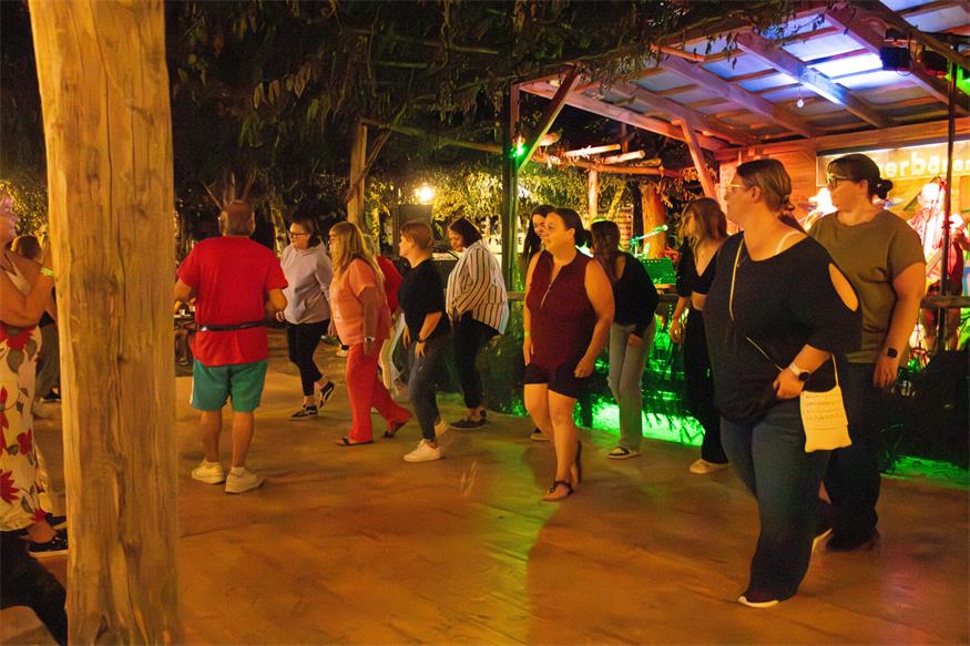 Sommerabend am Weinberg beim Waldfest in Unterfrauenhaid