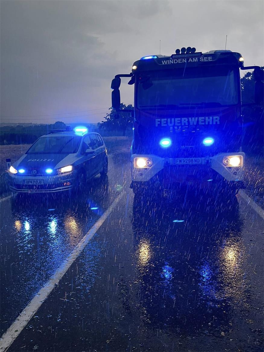 Sturmböen sorgen für Feuerwehreinsätze im Neusiedler Bezirk