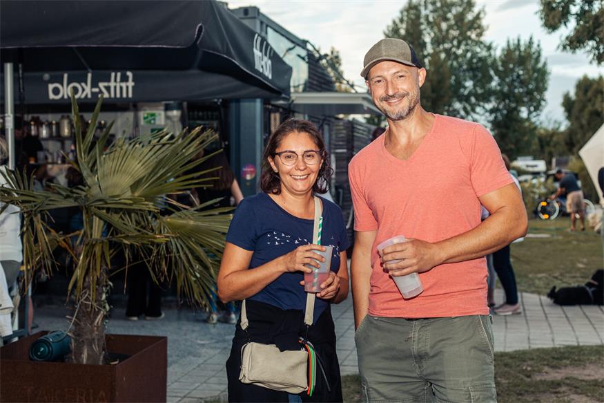Französische Chansons trafen in Neusiedl auf lateinamerikanische Küche