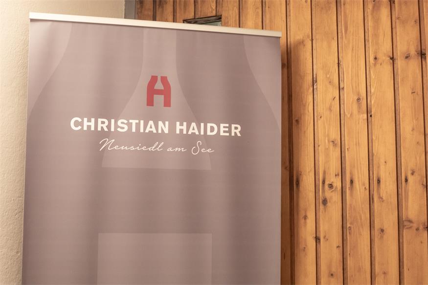 „Gesellige Weinverkostung“ im Neusiedler Weingut von Christian Haider