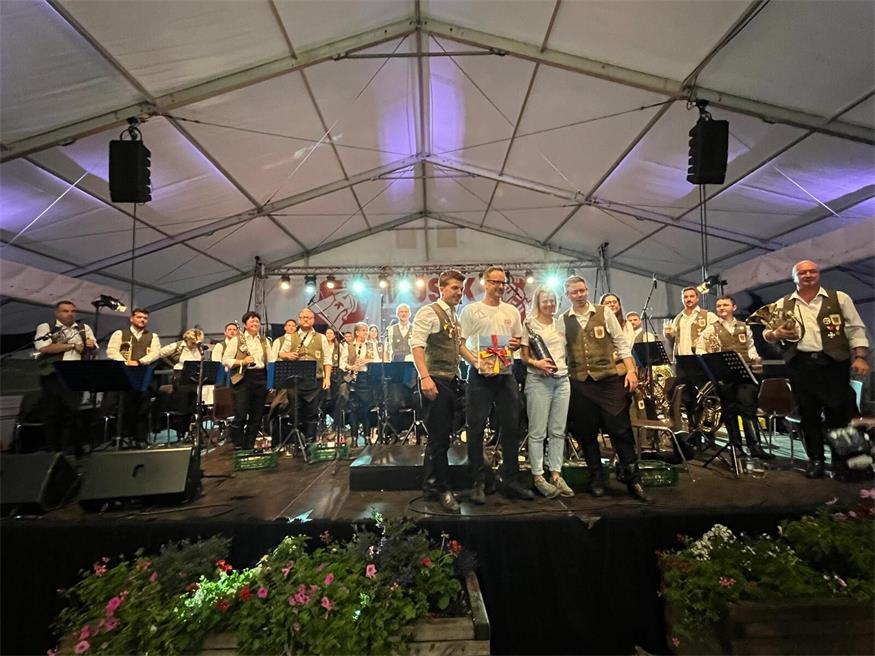 Winzerkapelle Kleinhöflein blies Lech den Marsch