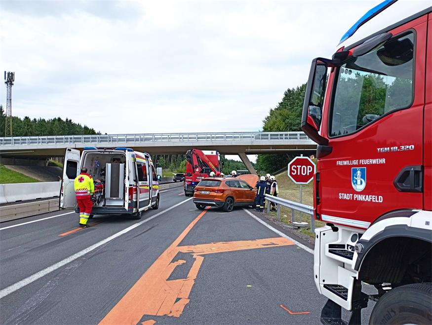 Südautobahn: Verkehrsunfall mit mehreren Fahrzeugen