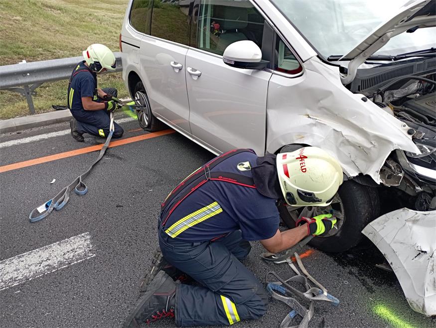 Südautobahn: Verkehrsunfall mit mehreren Fahrzeugen