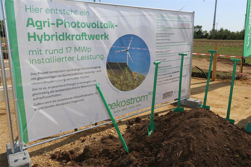 Agri-PV-Kraftwerk in Parndorf nutzt Sonne, Wind und Landwirtschaft