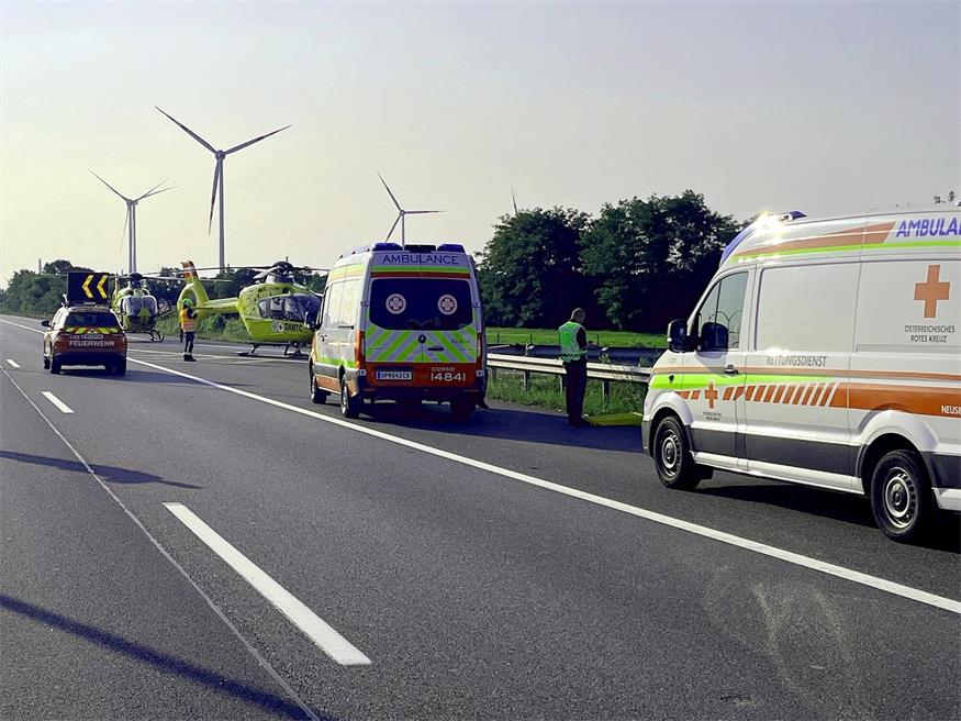 Schwerer Verkehrsunfall auf der A4 forderte vier Verletzte