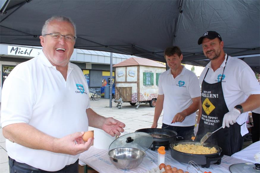 Frühstücken unter freiem Himmel mit der ÖVP Oberpullendorf