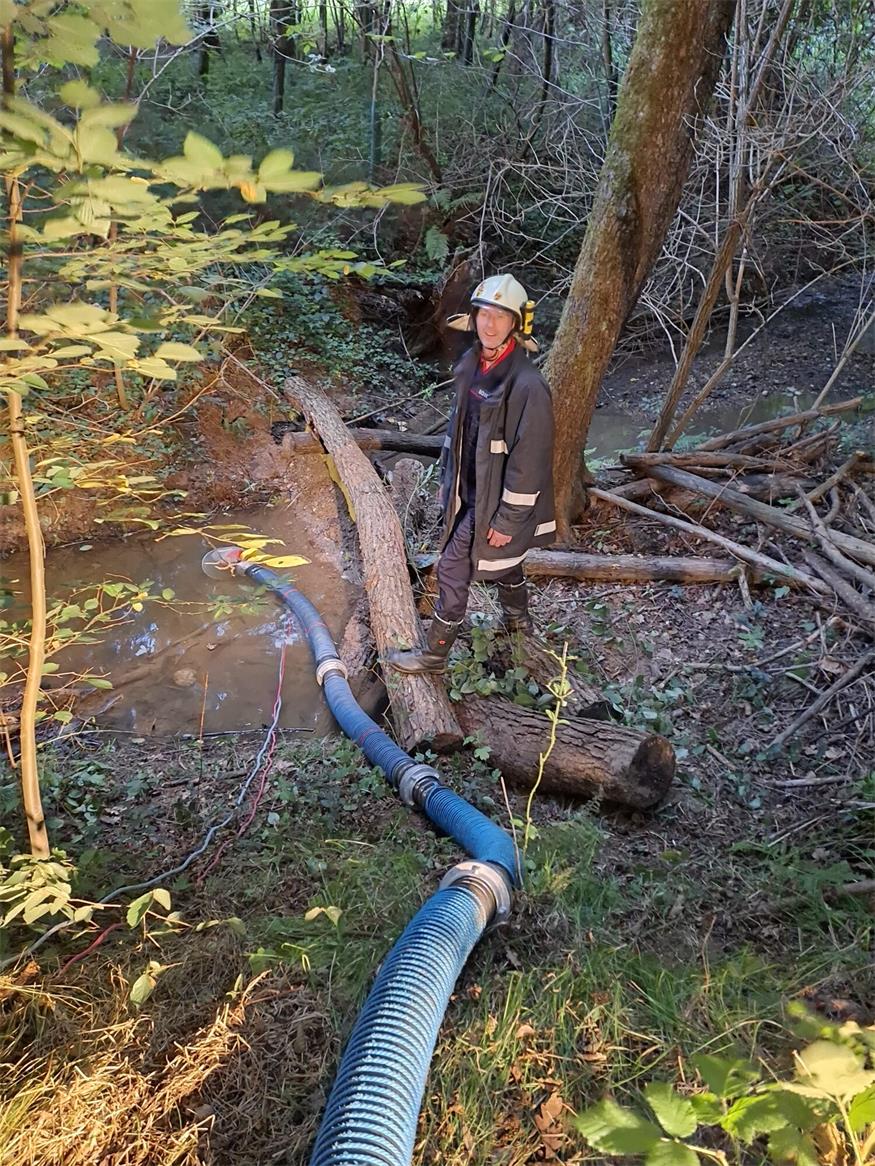 Waldbrand in Deutsch Gerisdorf: 120 FF-Leute im Übungseinsatz