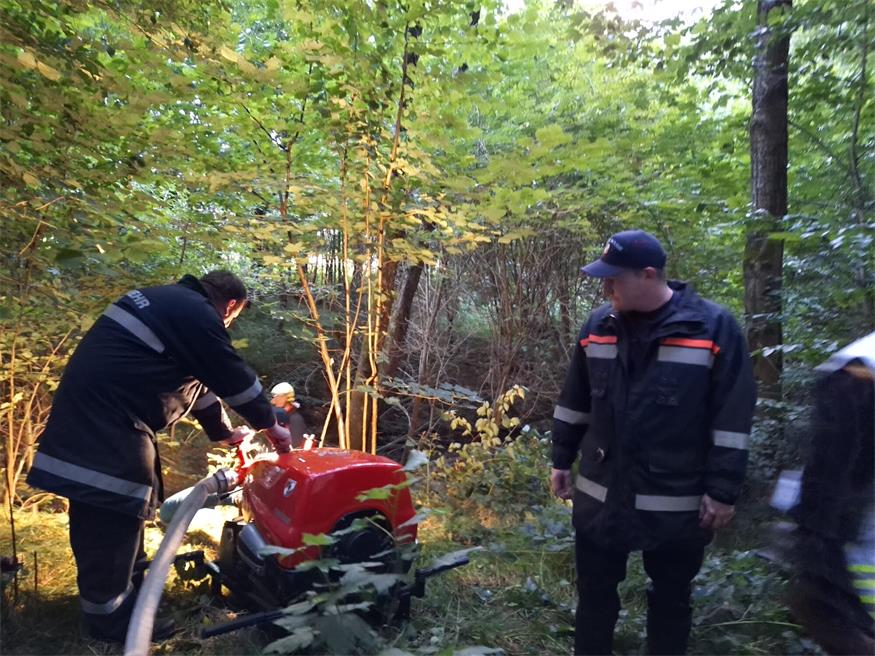 Waldbrand in Deutsch Gerisdorf: 120 FF-Leute im Übungseinsatz