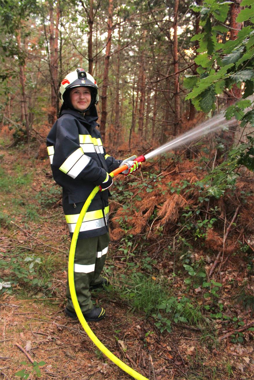 Waldbrand in Deutsch Gerisdorf: 120 FF-Leute im Übungseinsatz