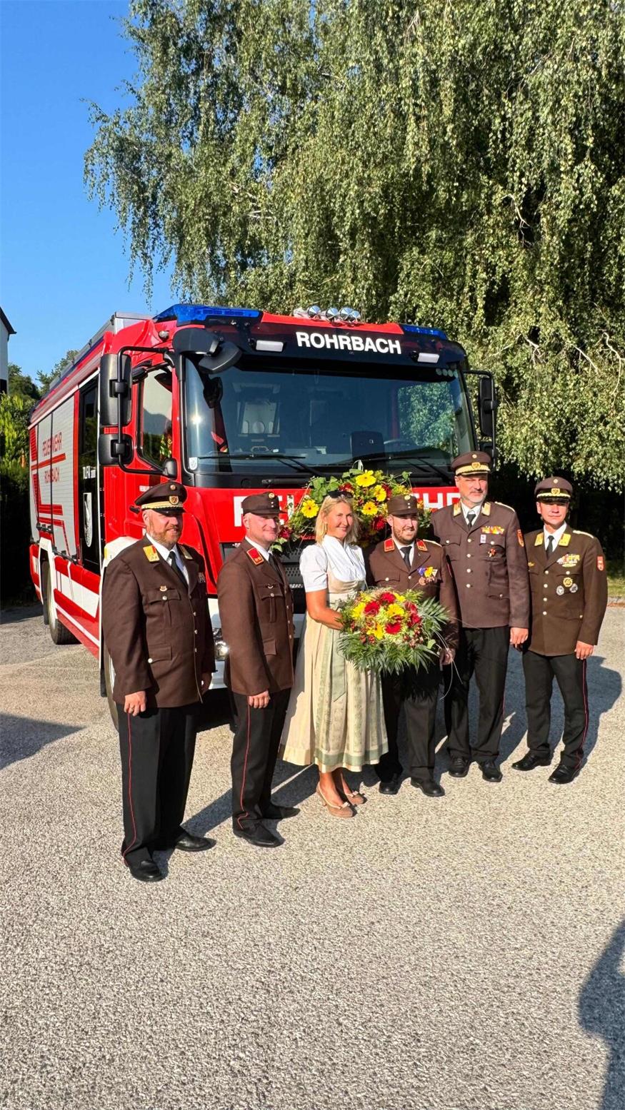 FF Rohrbach: Neues Tanklöschfahrzeug gesegnet