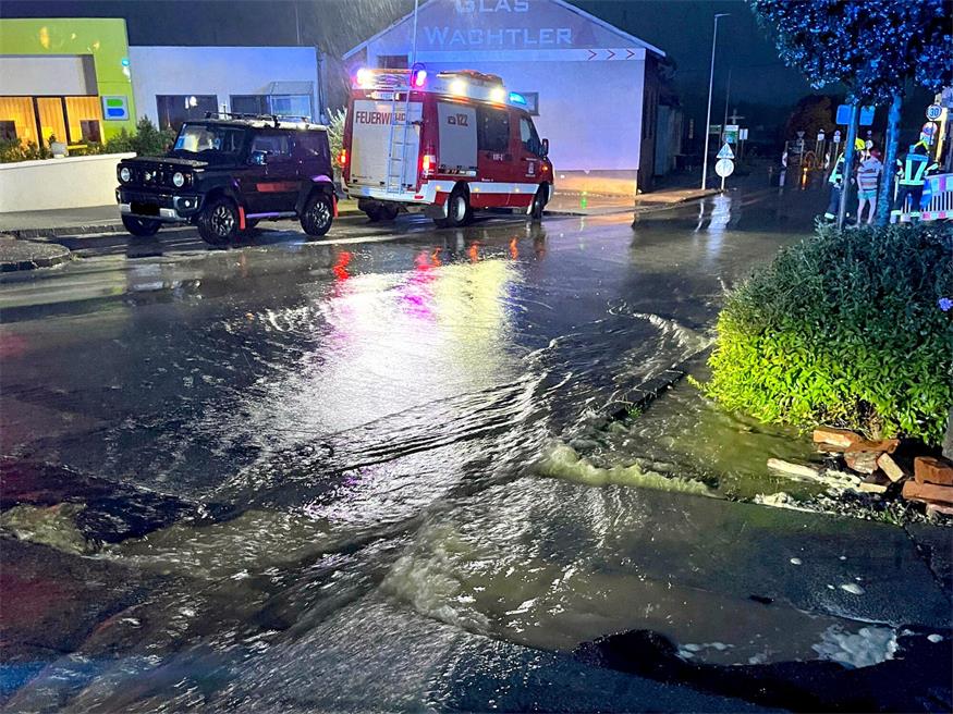 Starkregen sorgte für 14 Feuerwehreinsätze in Neusiedl am See