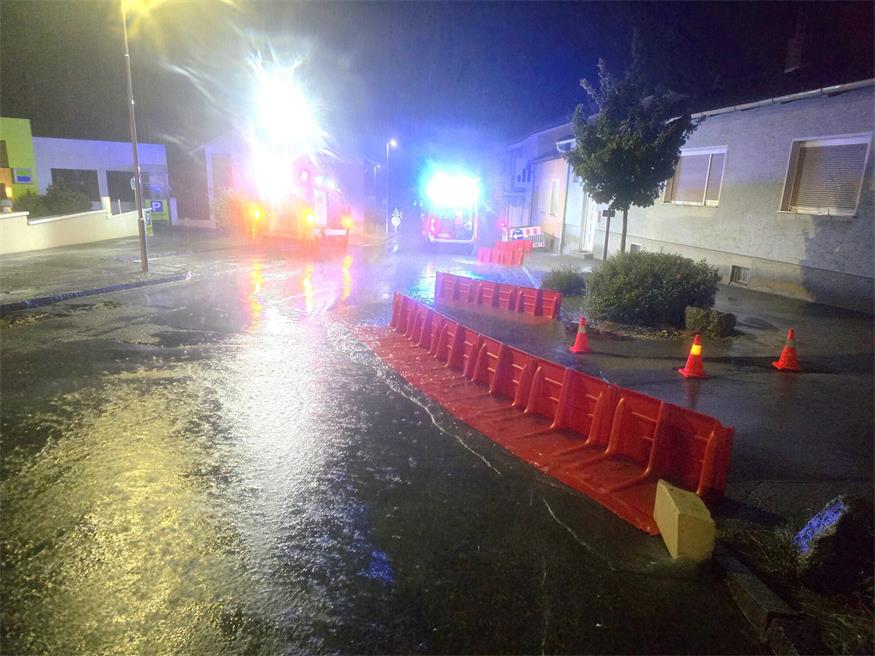 Starkregen sorgte für 14 Feuerwehreinsätze in Neusiedl am See