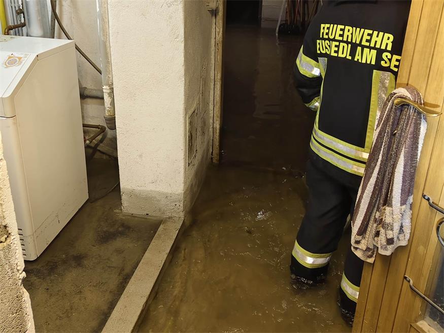 Starkregen sorgte für 14 Feuerwehreinsätze in Neusiedl am See