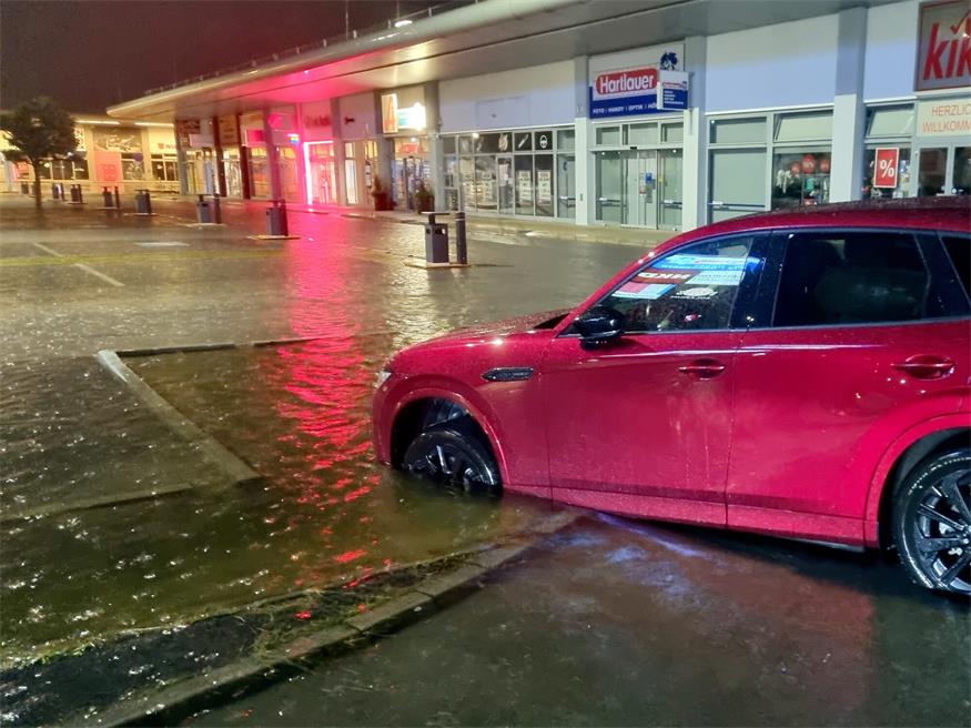 Starkregen sorgte für 14 Feuerwehreinsätze in Neusiedl am See