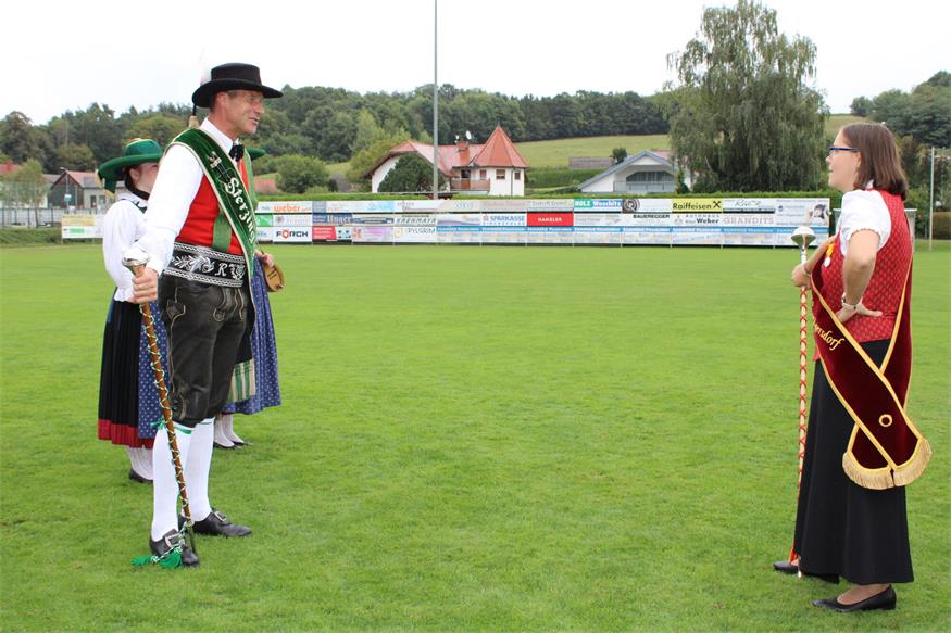 Feuchtes, aber fröhliches Fest zum 40er des Musikvereins Pilgersdorf