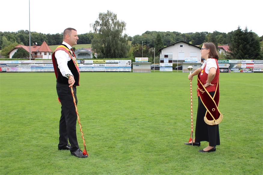 Feuchtes, aber fröhliches Fest zum 40er des Musikvereins Pilgersdorf