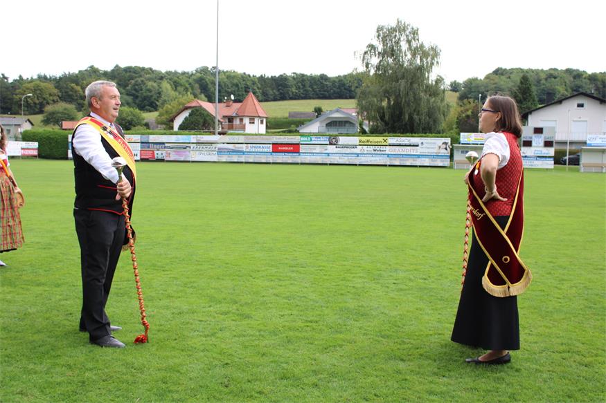 Feuchtes, aber fröhliches Fest zum 40er des Musikvereins Pilgersdorf