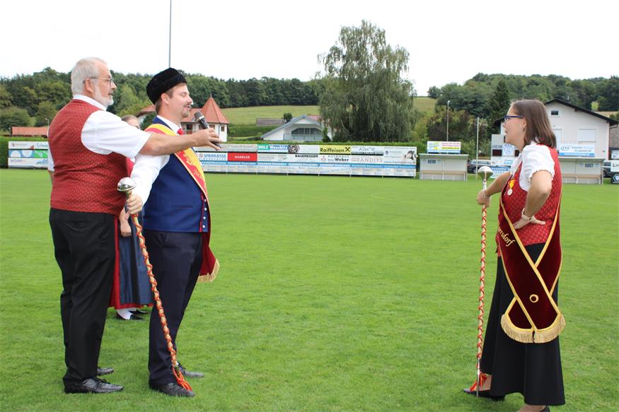Feuchtes, aber fröhliches Fest zum 40er des Musikvereins Pilgersdorf