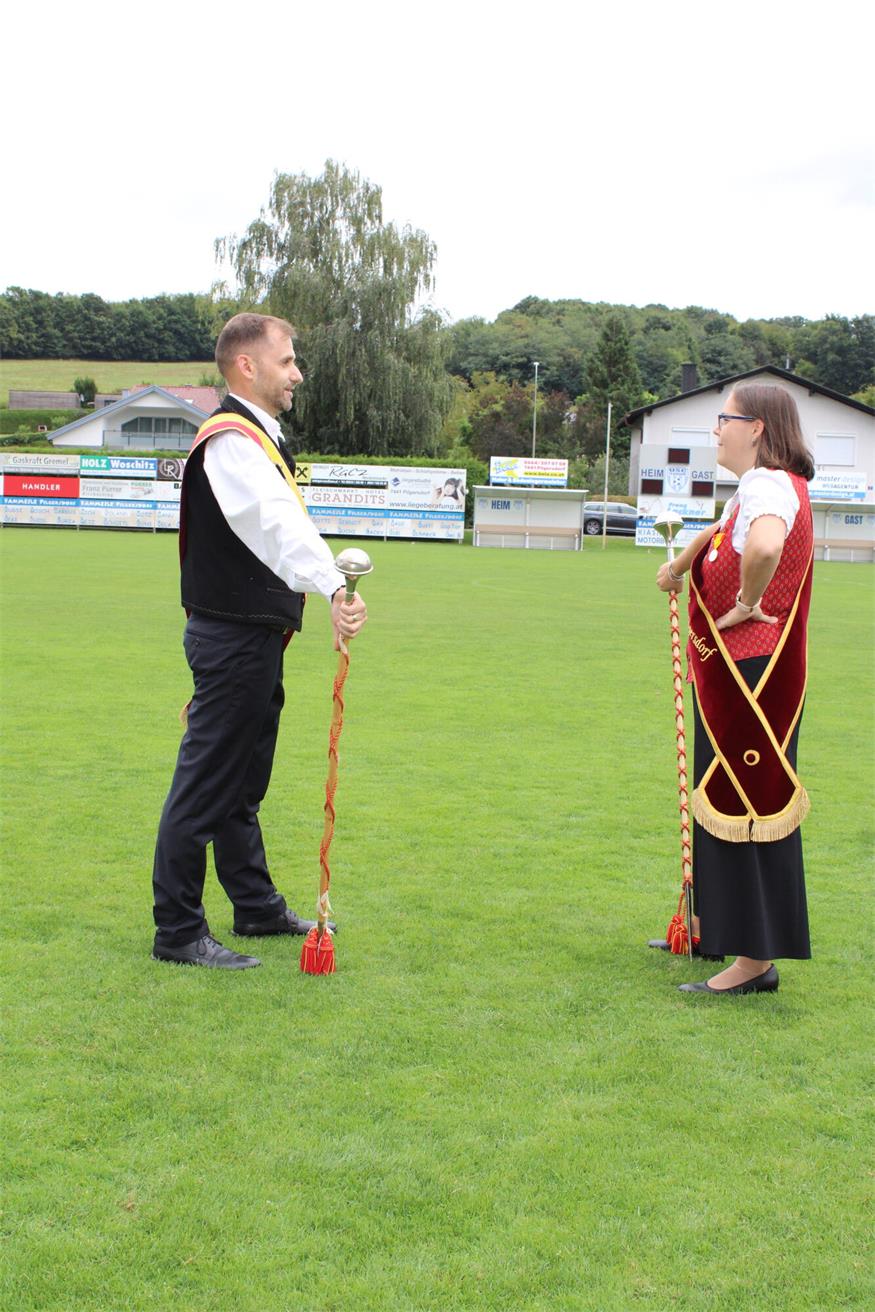 Feuchtes, aber fröhliches Fest zum 40er des Musikvereins Pilgersdorf