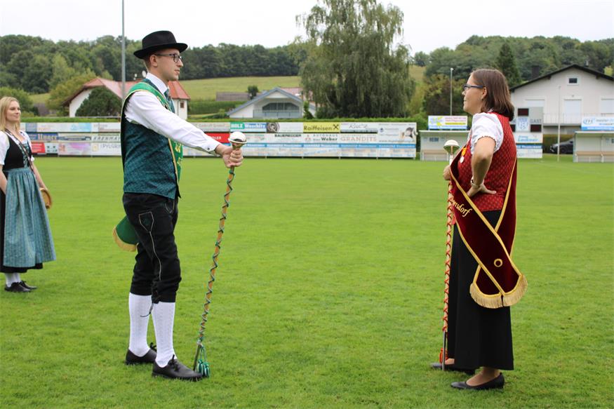 Feuchtes, aber fröhliches Fest zum 40er des Musikvereins Pilgersdorf