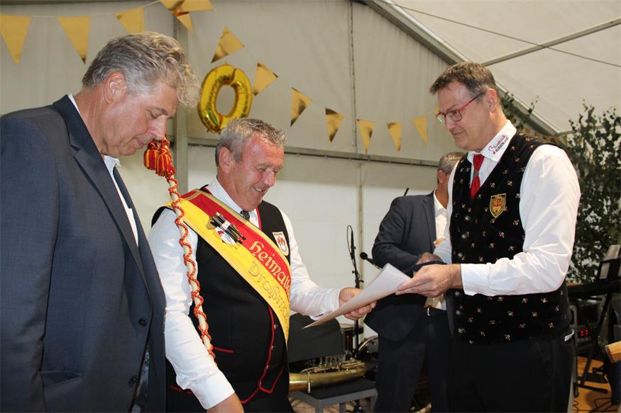 Feuchtes, aber fröhliches Fest zum 40er des Musikvereins Pilgersdorf