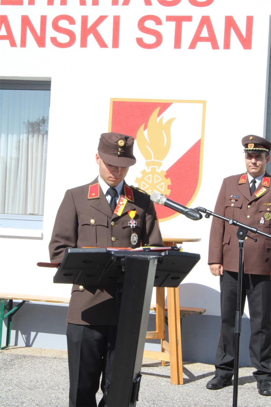 Dienstantritt für neues Fahrzeug der Feuerwehr Großmutschen