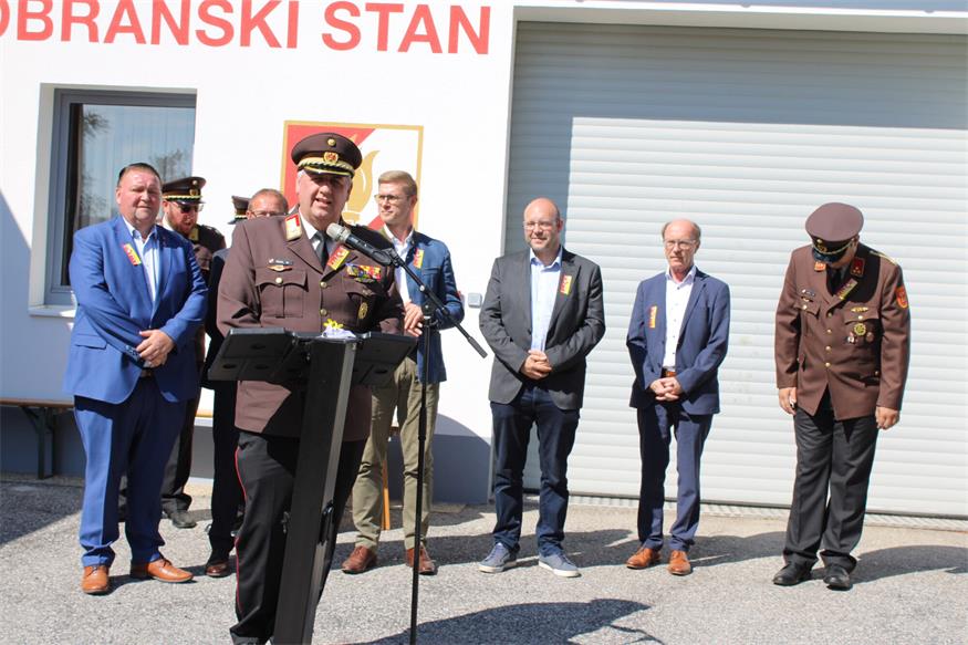 Dienstantritt für neues Fahrzeug der Feuerwehr Großmutschen