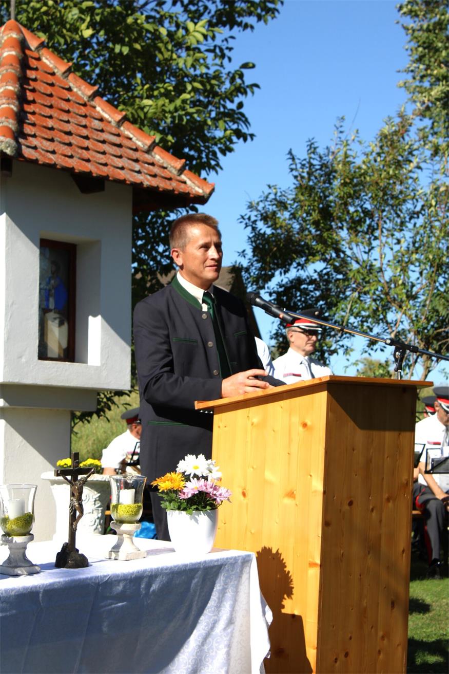 Jubiläum unter dem Matthäus-Bildstock von Salmannsdorf steht  bevor