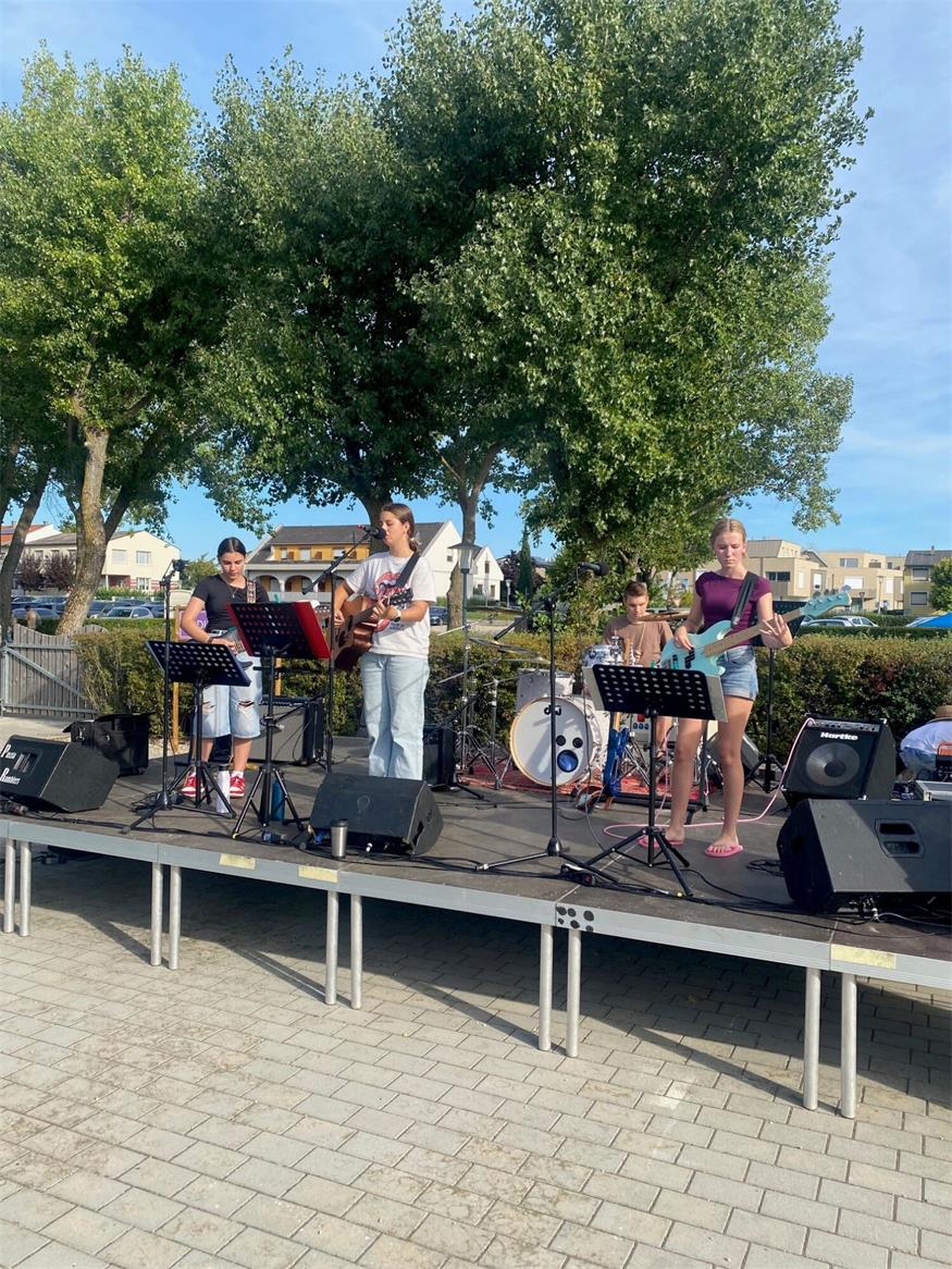 Junge Musiktalente beim PODOsound Festival