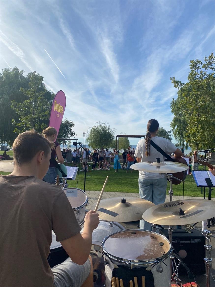 Junge Musiktalente beim PODOsound Festival