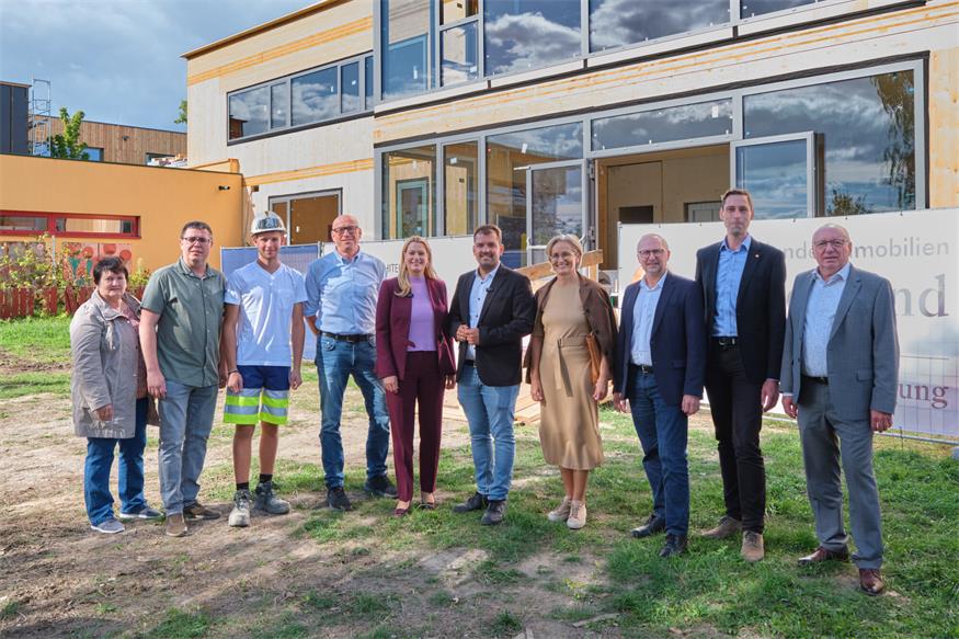 Gols: Zubau der Mittelschule Gols schreitet voran