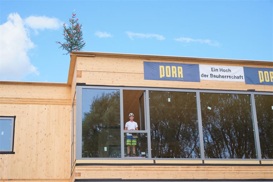 Gols: Zubau der Mittelschule Gols schreitet voran