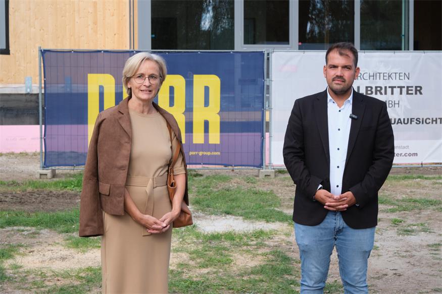 Gols: Zubau der Mittelschule Gols schreitet voran