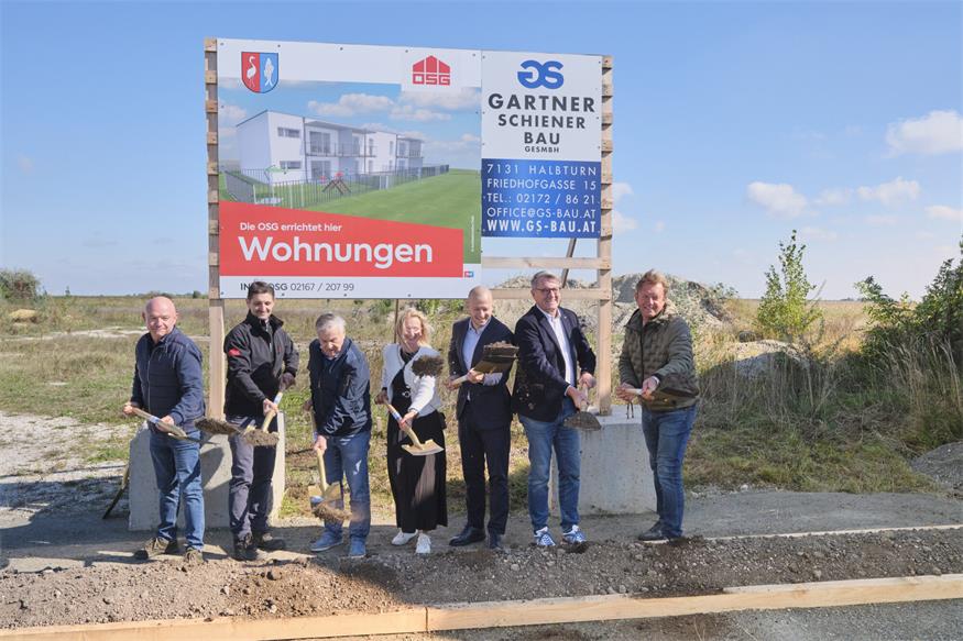 Illmitz: Spatenstich für neue Wohnanlage erfolgt