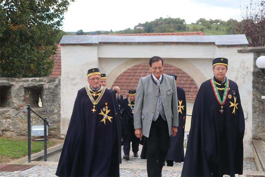 Legatsfest des Weinritterordes Mattersburg-Forchtenstein in Marz