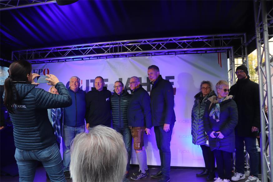 „Gute Jahre nur mit uns“-Tour mit Herbert Kickl hielt in Neudörfl