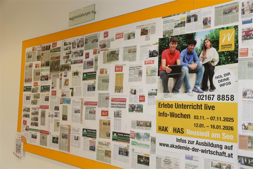 Tag der offenen Tür in der HAK Neusiedl: Wirtschaft erleben